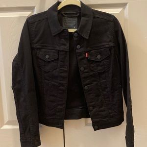 New Levi's Red Tag Black Denim Jacket